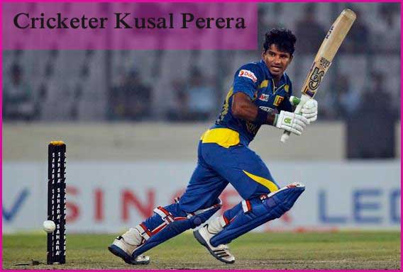 Kusal Perera batting