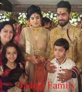 Ravindra Jadeja family