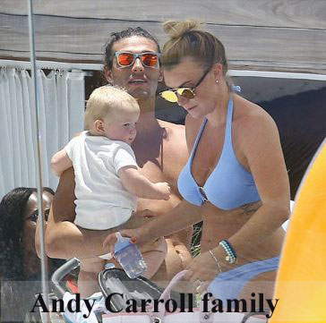 Andy Carroll family