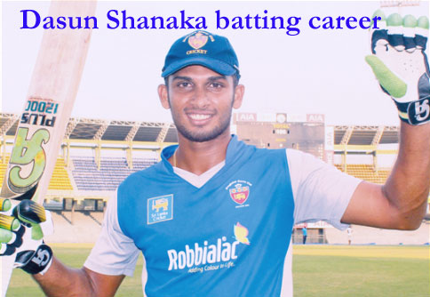 Dasun Shanaka batting