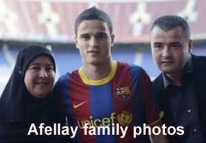 Ibrahim Afellay family