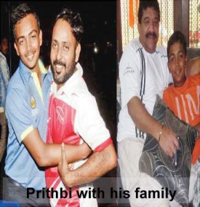 Prithbi Shaw's family