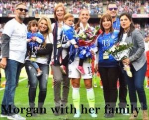 Alex Morgan family