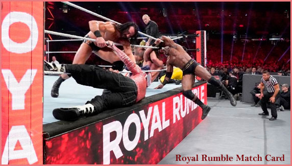 Royal Rumble 2020 match card
