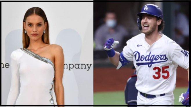Cody Bellinger with his girlfriend