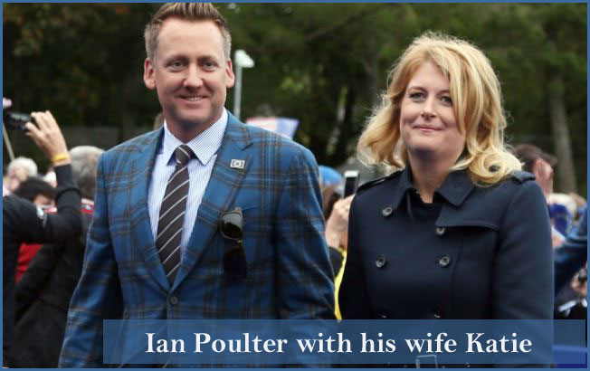 Ian Poulter with his wife