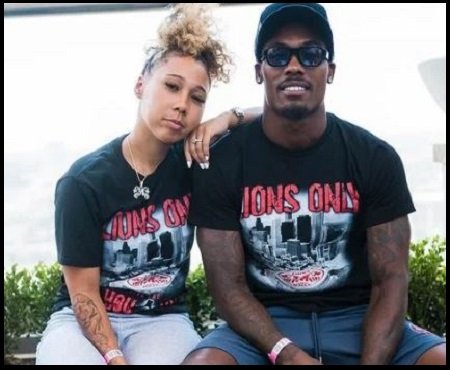 Jermell Charlo with his wife