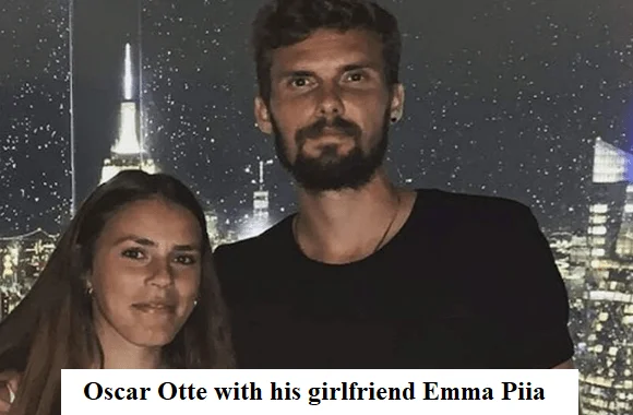Oscar Otte with his girlfriend Emma Piia M