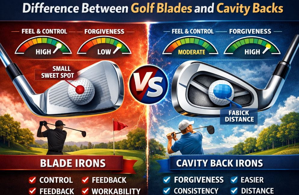 Difference Between Golf Blades and Cavity Backs