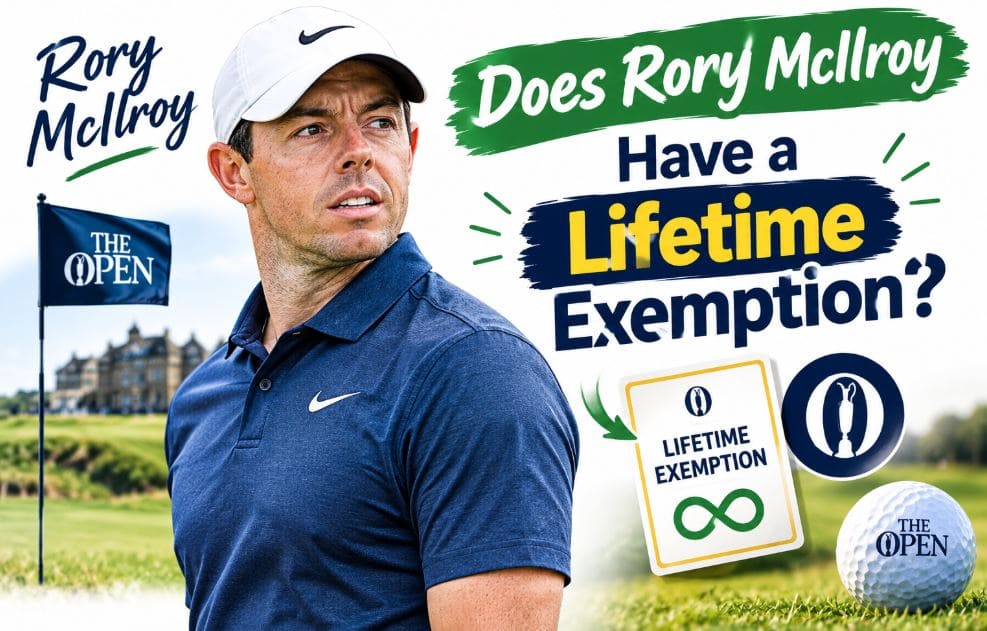 Does Rory Mcllroy Have a Lifetime Examption