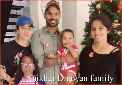Shikhar Dhawan family