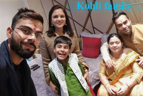Virat Kohli family