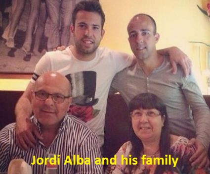 Jordi Alba family