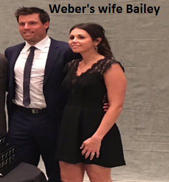 Shea weber and his wife Bailey