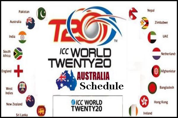 T20 world cup 2020 schedule, Group, fixtures and time table