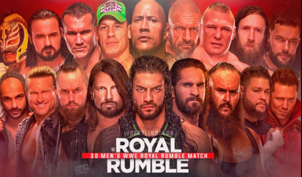 WWE Royal Rumble 2020 match