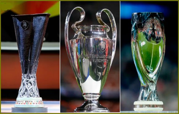 The Major UEFA Club Trophies
