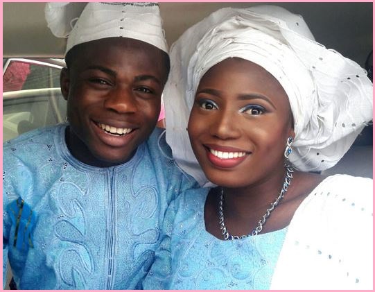 Moses Simon with his wife