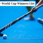Hockey World Cup Winners list