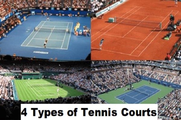 What Are The 4 Types Of Tennis Courts? See Details