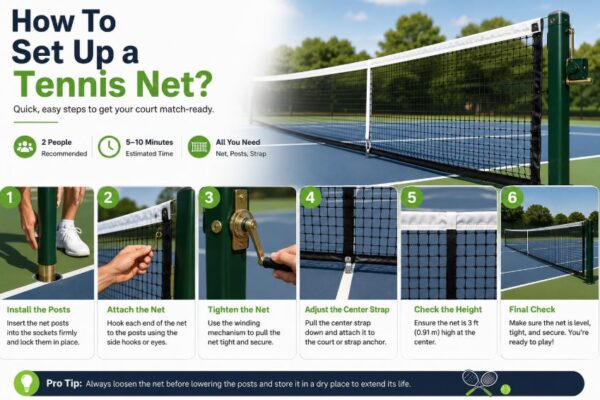 How To Set Up a Tennis net? An overview
