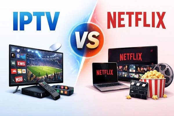IPTV vs Netflix | Which is better for Live Streaming?