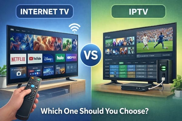 Internet TV VS IPTV | Which One Should You Choose in 2026?