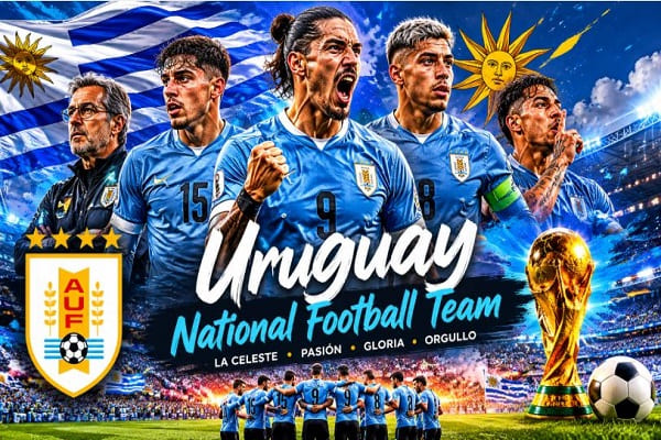 Uruguay Football Team Squad, History, Captain, Jersey & FIFA 2026